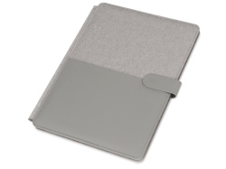 Папка для документов «Kadeo» с блокнотом, Цвет светло-серый
