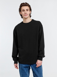Футболка оверсайз унисекс City Sapiens, черная, S–XL