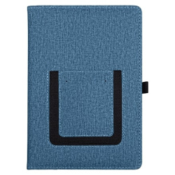 Ежедневник Smart Wallet Cambric A5, синий, недатированный, в твердой обложке с поролоном