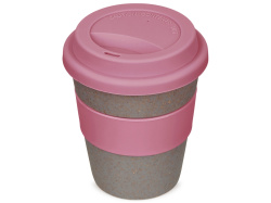 Стакан из бамбукового волокна «Café», Цвет серо-коричневый/пыльно-розовый