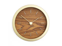 Часы настенные Bronco «Gracie» XS, Цвет золотистый, дерево