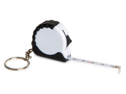 Рулетка-брелок «Habana», 1м, Цвет белый