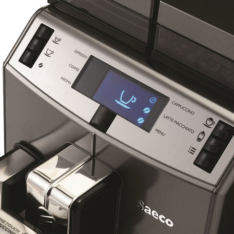 Кофемашина SAECO LIRIKA One Touch Cappuccino, 1850 Вт, объем 2,5 л, емкость для зерен 500 г, автокапучинатор, серебристая, 10004768