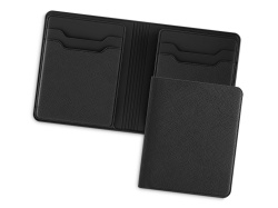 Картхолдер с отделением для наличных денег «Favor», Цвет черный