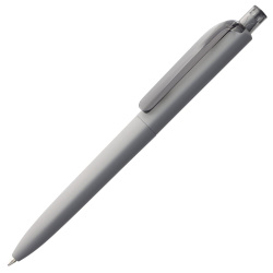 Ручка шариковая Prodir DS8 PRR-T Soft Touch, серая, 14х1,1 см