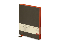 Ежедневник недатированный А5 «Mercury», Цвет серый/оранжевый