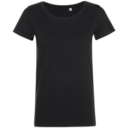 Футболка женская Mia, черная, XS–XXL