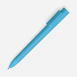 Ручка шариковая Swiper SQ Soft Touch, голубая, 14,5x1,1 см