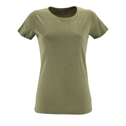 Футболка женская Regent Fit Women, меланж хаки, S–XXL