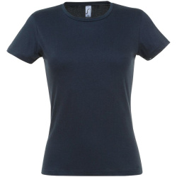 Футболка женская Miss 150, темно-синяя (navy), S–XXL
