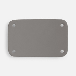 Лейбл Eta Soft Touch, S, серый, 2,5х4 см
