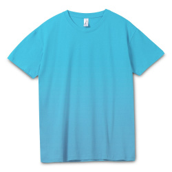 Футболка унисекс Regent 150, бирюзовая, XXS–3XL