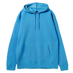 Толстовка с капюшоном Slam 320, бирюзовая, XS–XXL