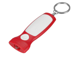 Брелок-фонарик «Каяма», Цвет красный/белый/серебристый