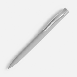 Ручка шариковая Pin Soft Touch, серая, 14,5х1,0 см