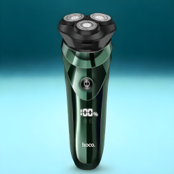 Электробритва Hoco DAR06 Темно-зеленая / Удобная, универсальная и эффективная