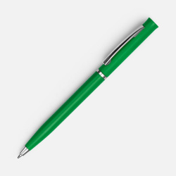 Ручка шариковая Euro Chrome, зеленая, 13,3х0,8 см