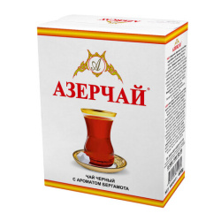 Чай листовой АЗЕРЧАЙ черный с ароматом бергамота среднелистовой 400 г, ш/к 21031, 416757