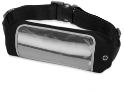Сумка на пояс «Спринт», Цвет черный/прозрачный