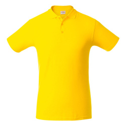 Рубашка поло мужская Surf, желтая, S–3XL