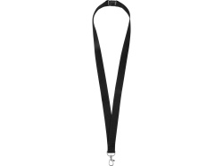 Ланьярд с карабином и замком безопасного разрыва, Цвет черный