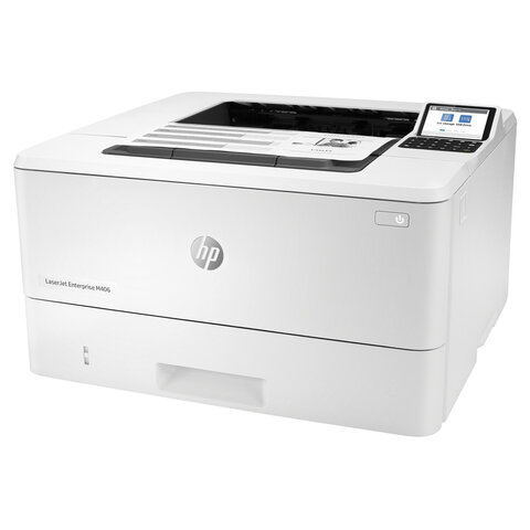 Принтер лазерный HP LaserJet Enterprise M406dn А4, 38 стр./мин, 100 000 стр./мес., ДУПЛЕКС, сетевая карта, 3PZ15A