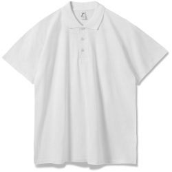 Рубашка поло мужская Summer 170, белая, XS–XXL