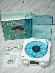 Беспроводная Bluetooth колонка в виде ретро проигрывателя Waves