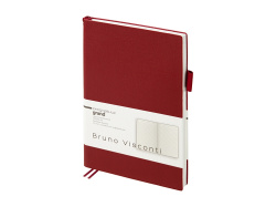 Ежедневник недатированный А5 «Grand», Цвет бордовый