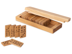 Игра «Домино» из массива бука, Цвет натуральный