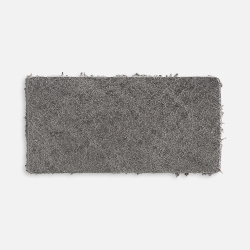 Лейбл кожаный Pasek, XS, серый, 2х4 см