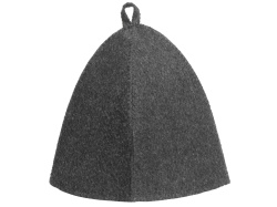 Шапка для бани и сауны «Healing», Цвет серый