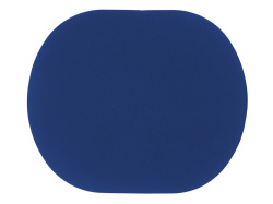 Патч «Овал», soft-touch, Цвет синий