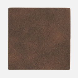 Лейбл Listra Nubuck Touch, L, темно-коричневый, 5х5 см