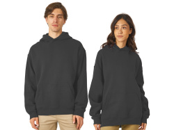 Толстовка с капюшоном оверсайз «Berlin» унисекс, Размер XS-S, Цвет темно-серый