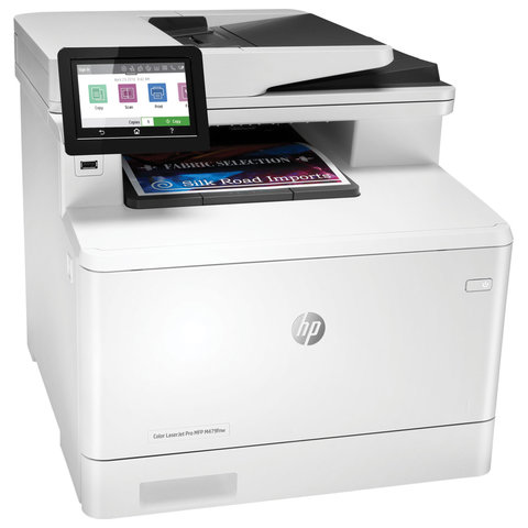 МФУ лазерное ЦВЕТНОЕ HP Color LaserJet Pro M479fnw "4 в 1", А4, 27 стр./мин., 50000 стр./мес., АПД, WiFi, сетевая карта, W1A78A