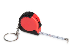 Рулетка-брелок «Habana», 1м, Цвет красный