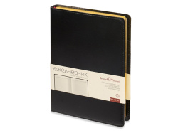 Ежедневник полудатированный портфолио А5 «Profy», Цвет черный