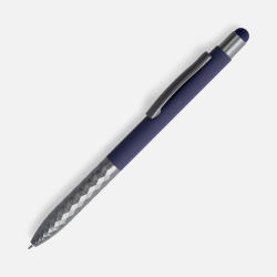 Ручка шариковая Digit Soft Touch со стилусом, синяя, 14,5х1 см