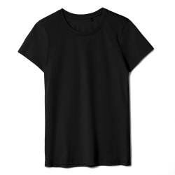 Футболка женская T-bolka Lady, черная, S–3XL