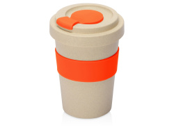 Стакан из пшеничного волокна «Flava», Цвет бежевый/оранжевый