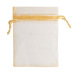 Мешочек подарочный Gauze, золотистый, 7x8,5 см