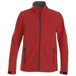 Куртка софтшелл мужская Trial, красная, S–3XL
