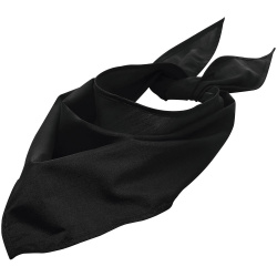 Шейный платок Bandana, черный, 62х62х86 см