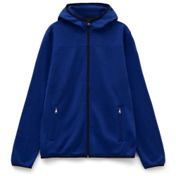 Куртка с капюшоном унисекс Gotland, синяя, S–XXL
