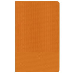 Ежедневник Knit, недатированный, оранжевый, 13х21 см