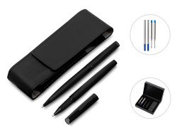 Подарочный набор ручек со сменными стержнями «Dumas», Цвет черный