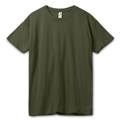 Футболка унисекс Regent 150, темный хаки, XXS–3XL