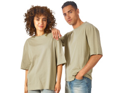 Футболка оверсайз «Liyon» унисекс, Размер XL-2XL, Цвет зеленый оливковый