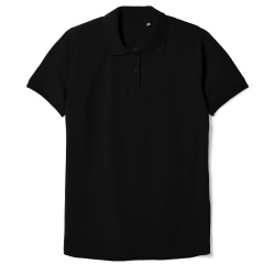 Рубашка поло женская Virma Stretch Lady, черная, S–XXL